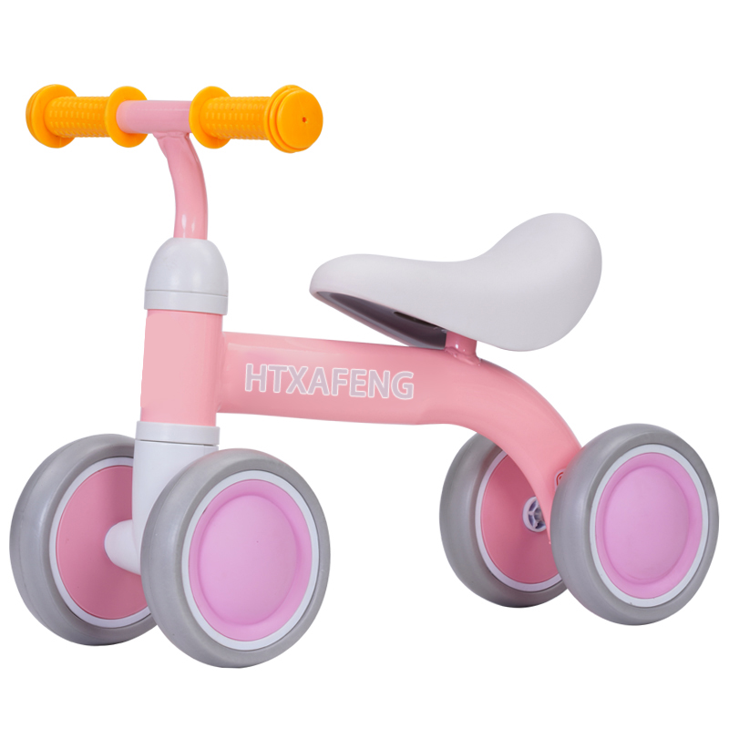 2022 new trend children's balance scooter, four-wheeled children's scooter anti-rollover A variety of colors can be customized