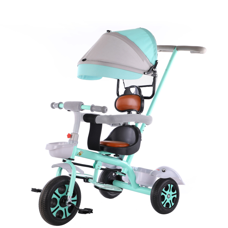 2022 First-Rate Attractive And Reasonable Price Baby Push Baby With Canopy Child's Tricycle