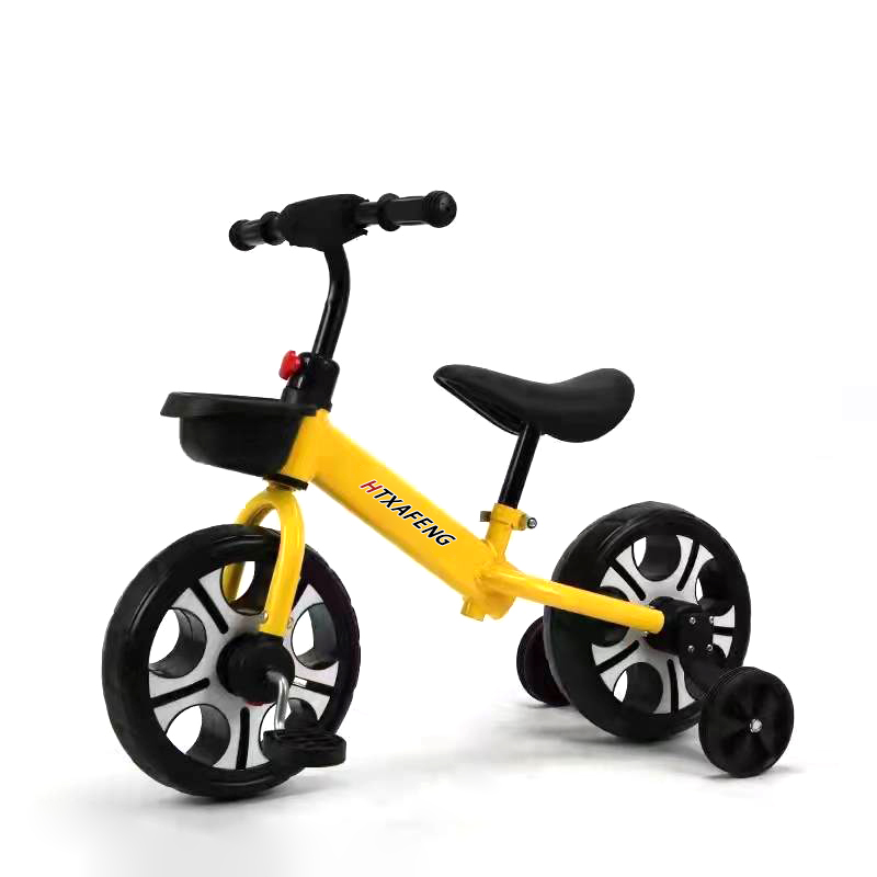 2022Huti children balance bike auxiliary wheel children balance cycle