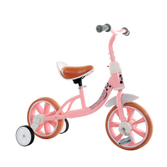 2022Huti children's balance bike auxiliary wheel children's bicycle front wheel pedal