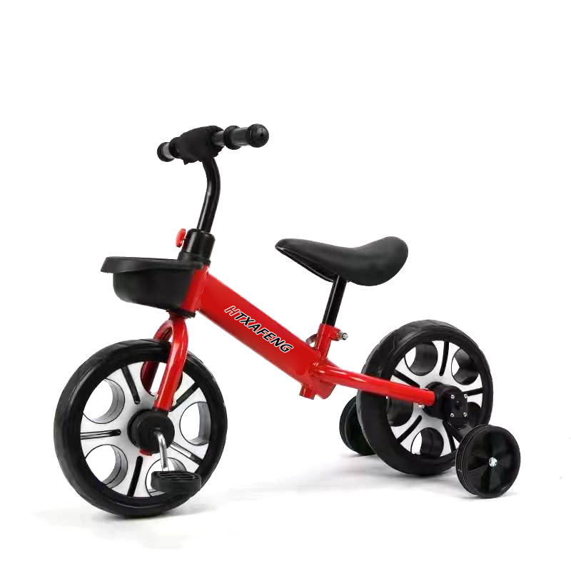 2022Huti children balance bike auxiliary wheel children balance cycle