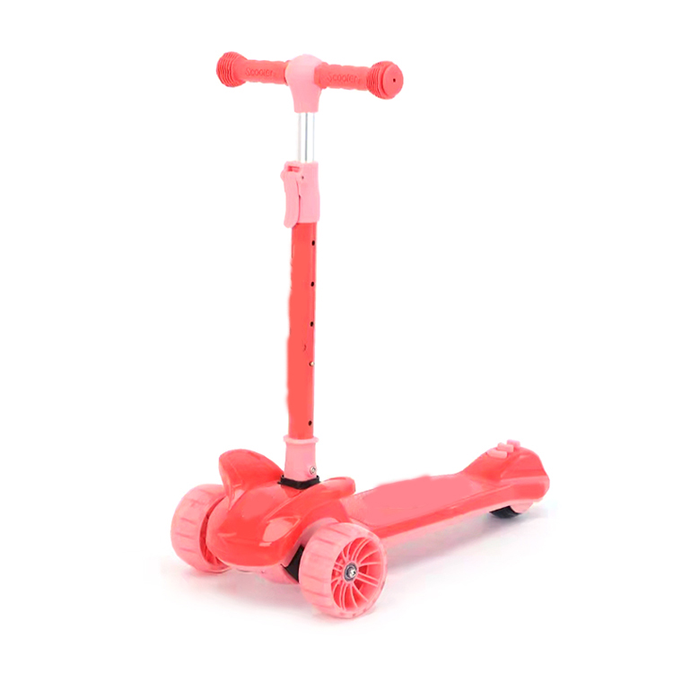 2022 new style of crane children cartoon multi-color scooter the most bought style