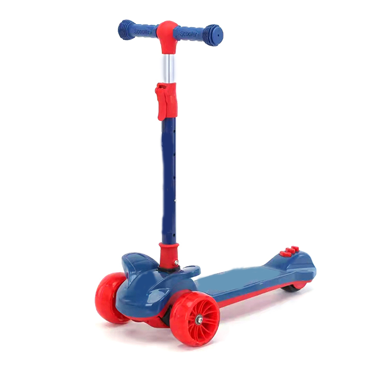 2022 new style of crane children cartoon multi-color scooter the most bought style