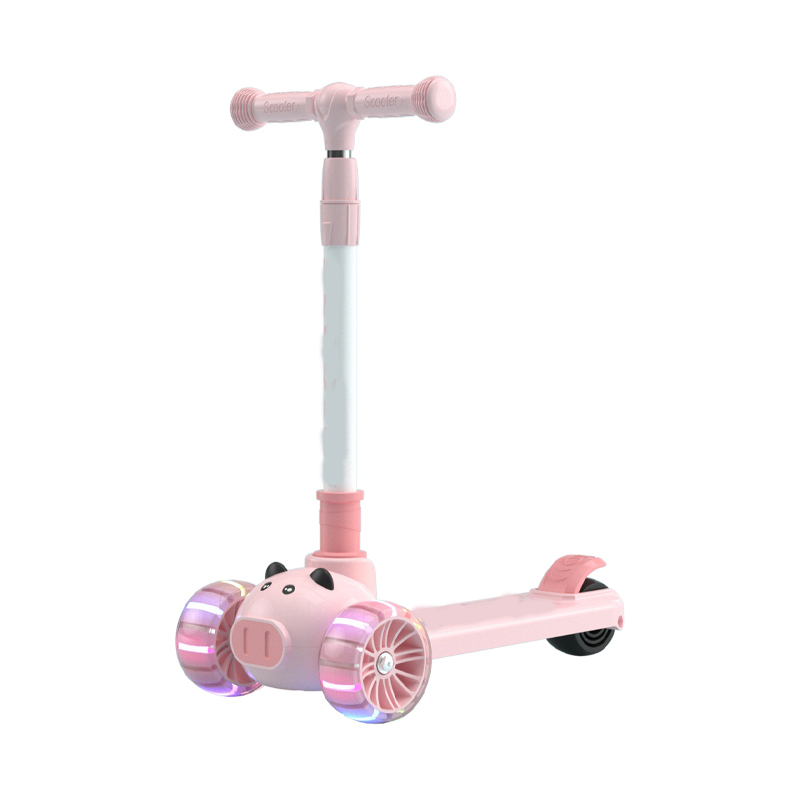 2022 New Crane Kids Cartoon Multi-Color Scooter is the best style for girls