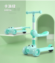 2022 new Crane Kids Cartoon Multi-Color Scooter