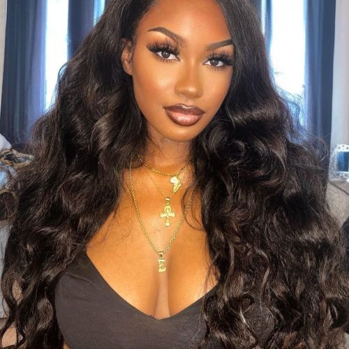 Body wave 13x4 and 13x6 Frontal Wig Top quality hair Pre-Plucked lace full cuticle aligned same direction