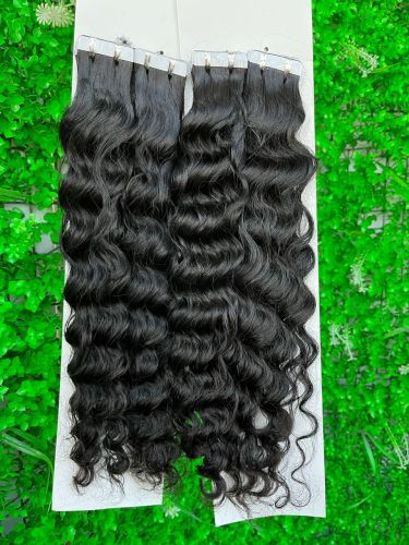 Top Quality Virgin Hair loose deep wave tape extensions 