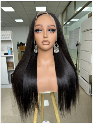 Straight Transparent Lace 13x6 and 13x4 Frontal Wig Top quality hair Pre-Plucked lace full cuticle aligned same direction