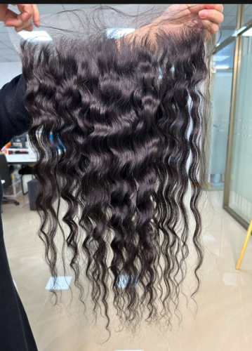 Wavy lace Frontal Top quality hair Pre-Plucked hair line