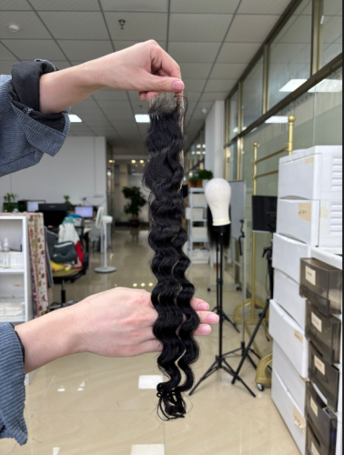 Loose deep wave HD Lace 2x6 Closure Top quality hair Pre-Plucked