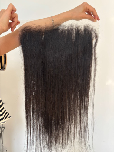 Straight HD Lace Frontal Top quality hair Pre-Plucked hair line