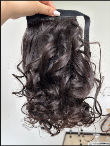 Loose wave Ponytail hair Pre-Plucked lace full cuticle aligned same direction
