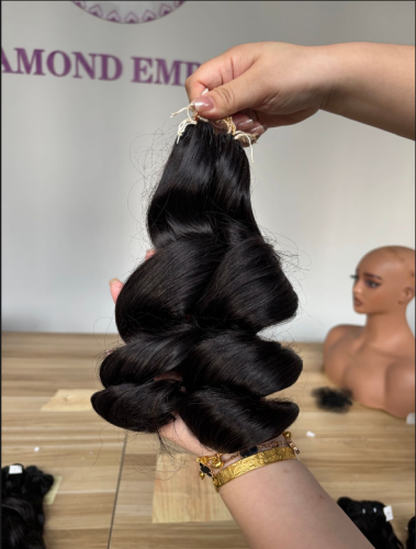 Top Quality Virgin Hair Loose wave Crochet hair extension