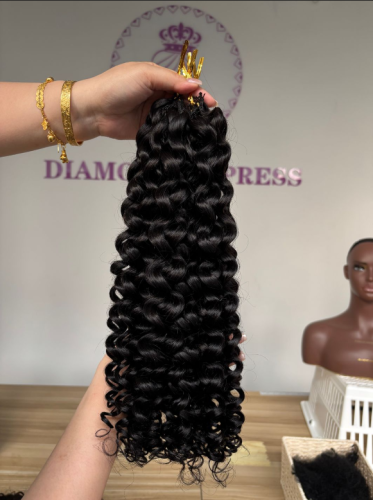 Top Quality Virgin Hair Water wave Crochet hair extension