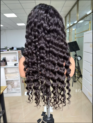 Loose deep wave 4x4 and 5x5 Closure wig Top quality hair Pre-Plucked lace full cuticle aligned same direction