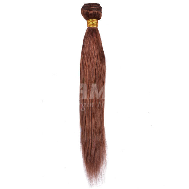 Amoy Virgin Hair 3pcs ombre hair bundles 4# Straight/Body Wave