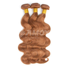 Amoy Virgin Hair 4pcs ombre hair bundles 30# Straight/Body Wave