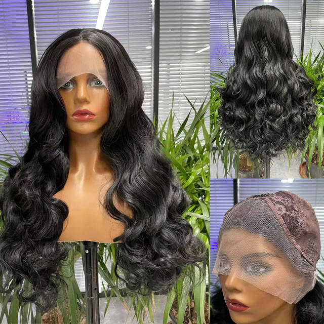Lace Frontal Synthetic Wigs,150% Density|3x2.5-3 Lace Cap with Natural Hairline|24 Inches Body Wave|for Women all occasions