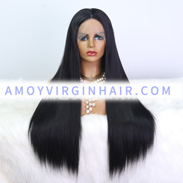 Lace Frontal Synthetic Half Black Half White Wigs Cruella De Vil Wigs for Costume Party ,150% Density 24 Inches|3x2.5-3 Lace Cap with Natural Hairline