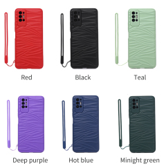 Ripple silicone case mobile phone cover for TECNO POVA2 phone case Manufacturer
