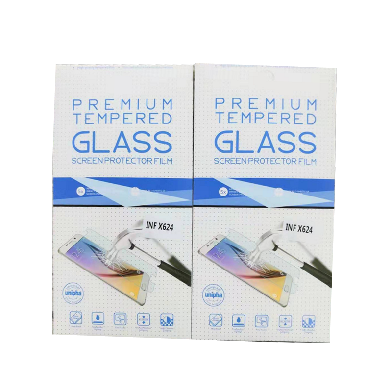 Tempered Glass Mobile Phone nomal glass Transparent Screen Protector for SAM IPH TEC INF OPP HW XM phone case manufacturer