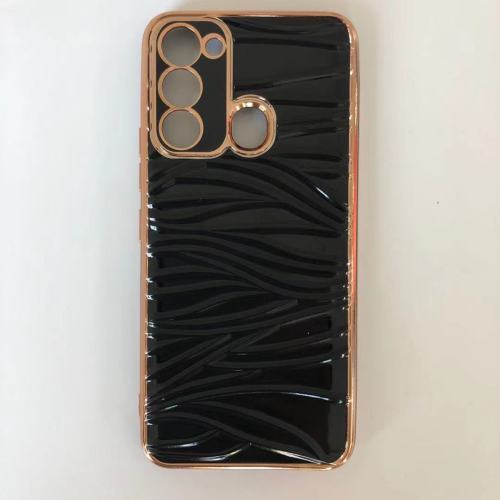 New Design Electroplated TPU phone case manufacturer wholesale TPU+SILICONE mobile phone back cover TECNO CAMON18 PREMIER