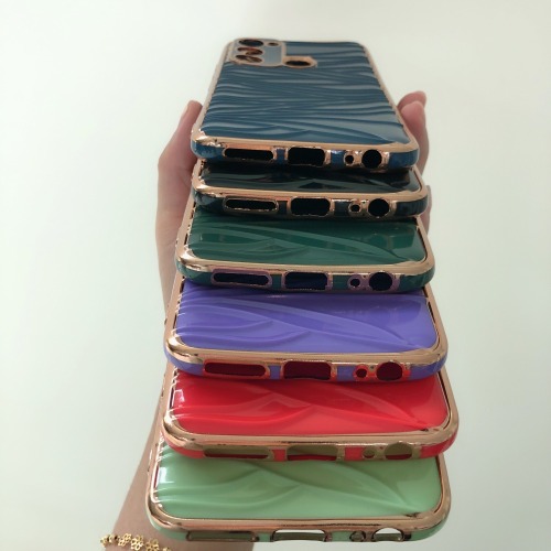 New Design Electroplated TPU phone case manufacturer wholesale TPU+SILICONE mobile phone back cover TECNO CAMON18 PREMIER