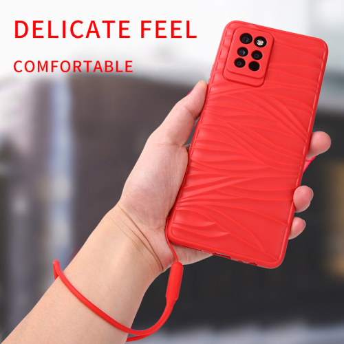 Suitable infinix note11pro/X697 Ripple silicone phone cover anti-drop TPU+SILICONE Shockproof mobile phone case manufacturer
