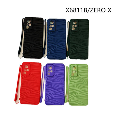 Suitable infinix ZERO XPro Ripple silicone phone cover ZEROX /X6811B anti-drop TPU+SILICONE Shockproof phone case manufacturer