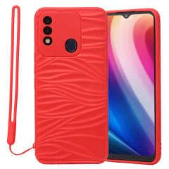 Suitable SAM A50S Ripple silicone phone cover SAM A50 anti-drop TPU+SILICONE Shockproof phone case manufacturer