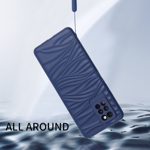 Suitable infinix note11pro/X697 Ripple silicone phone cover anti-drop TPU+SILICONE Shockproof mobile phone case manufacturer