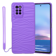 Suitable infinix note11pro/X697 Ripple silicone phone cover anti-drop TPU+SILICONE Shockproof mobile phone case manufacturer