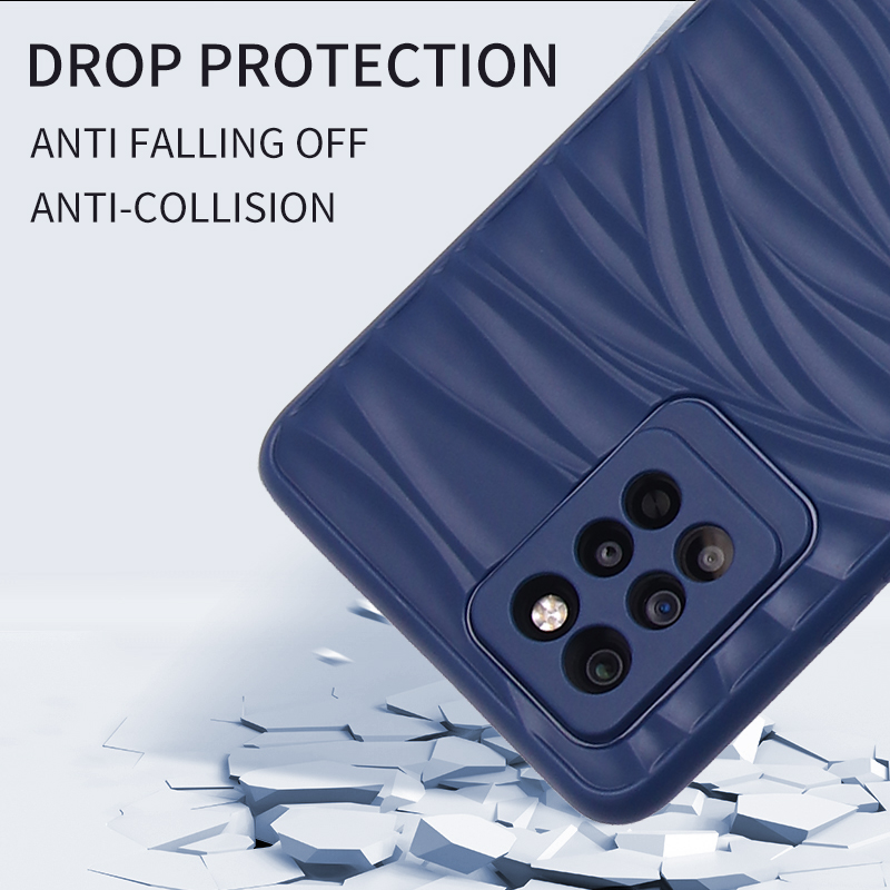 Samsnng A13 4G A33 5G Ripple silicone phone case camon18 CAMON18 premier anti-drop TPU+SILICONE mobile phone case manufacturer