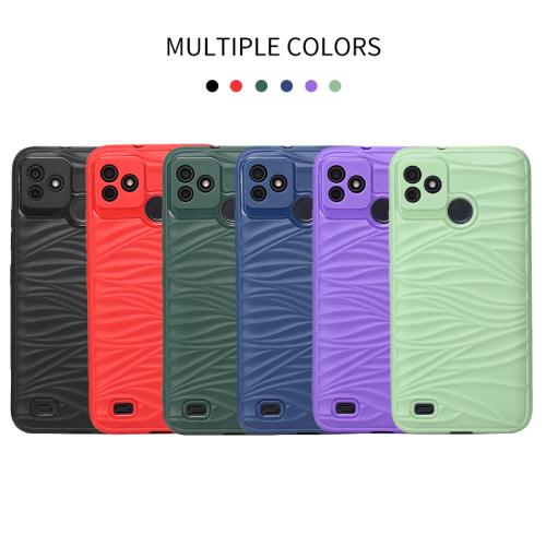 Tecno Pova neo/LE6 POP5lte POP4LTE Ripple silicone phone caseanti-drop TPU+SILICONE mobile phone case manufacturer