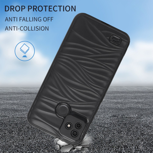 ITEL A58 A27 A24 Ripple silicone Phone Case Anti-fall Back Cover Wholesale TPU Material Manufacture