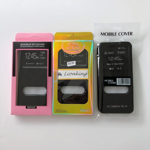 Manufacturer ITEL A58/A27/A24 Double windows cover mobile phone case