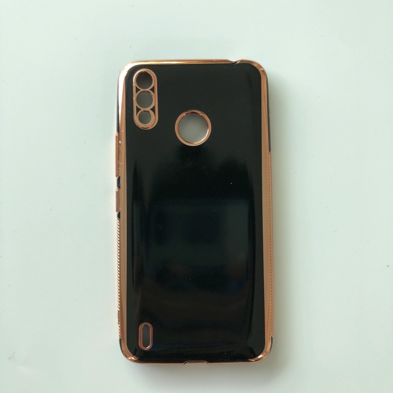 E11 the factory wholesale ElectroPlated TPU material back cover itel A56 fashion pure color Phone Case
