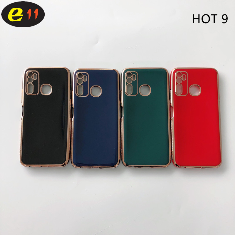 New fashion wholesale EP TPU material back cover FOR INF HOT 9 pure color Phone Case