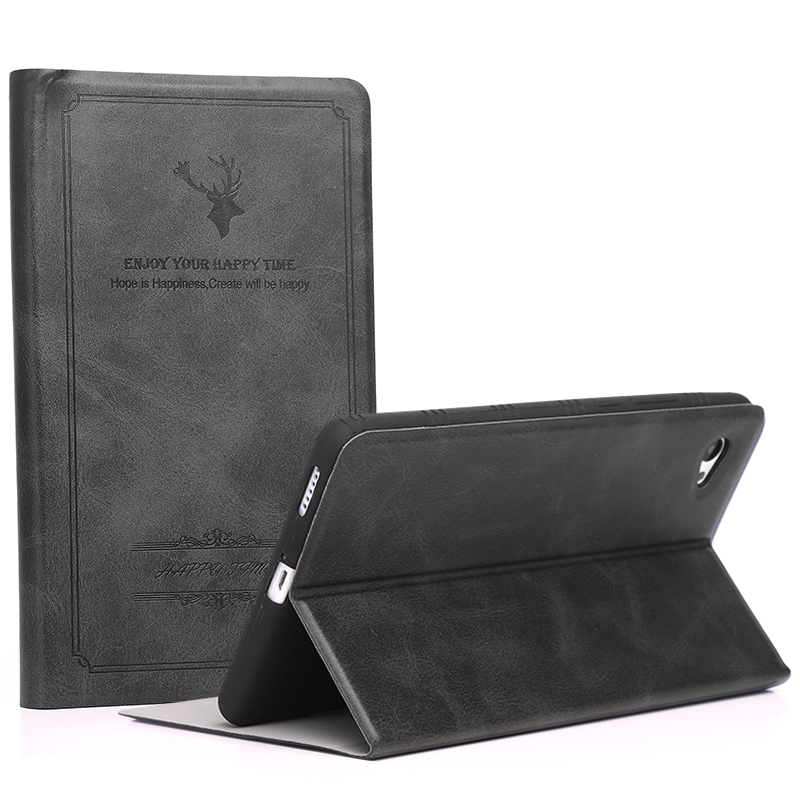 Manufacture back cover PU anti-fall case Hppy Time Book cover for itel W7002