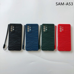 Fashion Manufacturer HOT SALES Wholesale Shockproof Ripple Silicone Cover For SAM A53