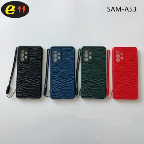 Fashion Manufacturer HOT SALES Wholesale Shockproof Ripple Silicone Cover For SAM A53