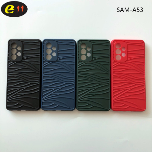 Fashion Manufacturer HOT SALES Wholesale Shockproof Ripple Silicone Cover For SAM A53
