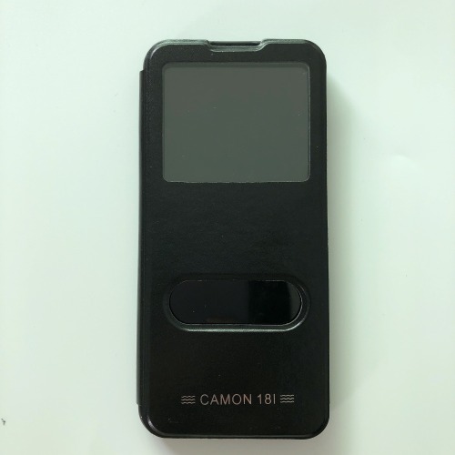 HOT SALES Factory PU leather phone case LIONKING DOUBLE WINDOW tecno SPARK 8 PRO