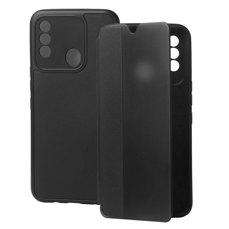 Manufacture freeboy flip cover Shockproof Brand TPU+PU+PC Flip ITEL P17 P17 pro Phone Case