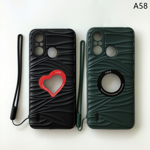 Manufacturer pattern design Ripple silicone case anti-drop tecno spark8pro spark8c spark8p phone case