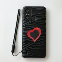 Manufacturer pattern design Ripple silicone case anti-drop tecno spark8pro spark8c spark8p phone case
