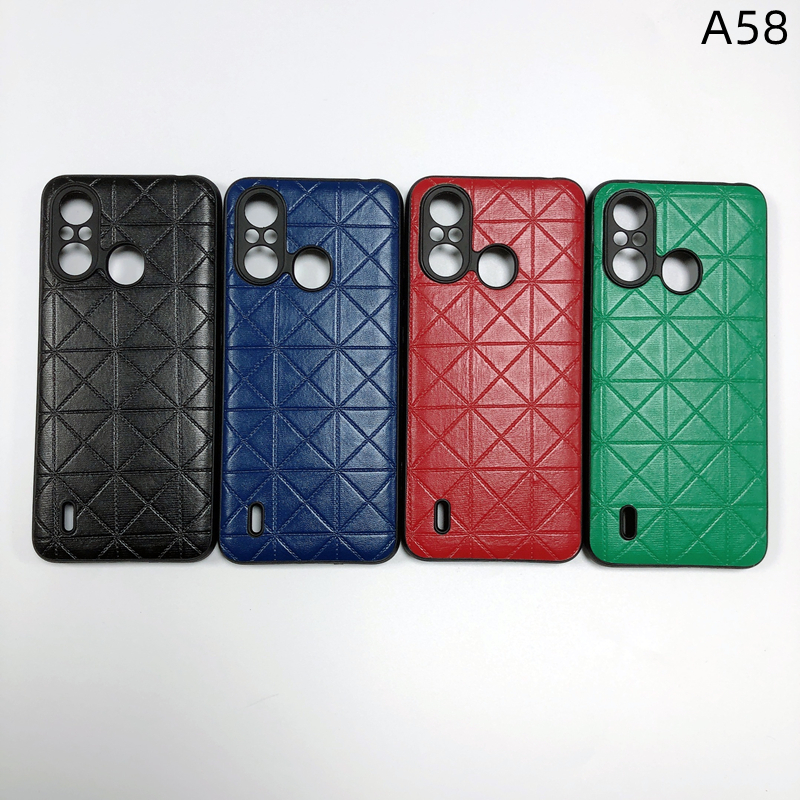 Leather Back Cover Wholesale Phone Accessories Tecno Spark5 Air Spark4 Kb7 Phone Cases