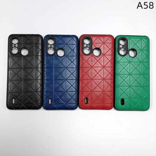 Factory Wholesale Leather Back Cover Sutiable Tecno Spark8 Spark8c Spark8 PRO Phone Case