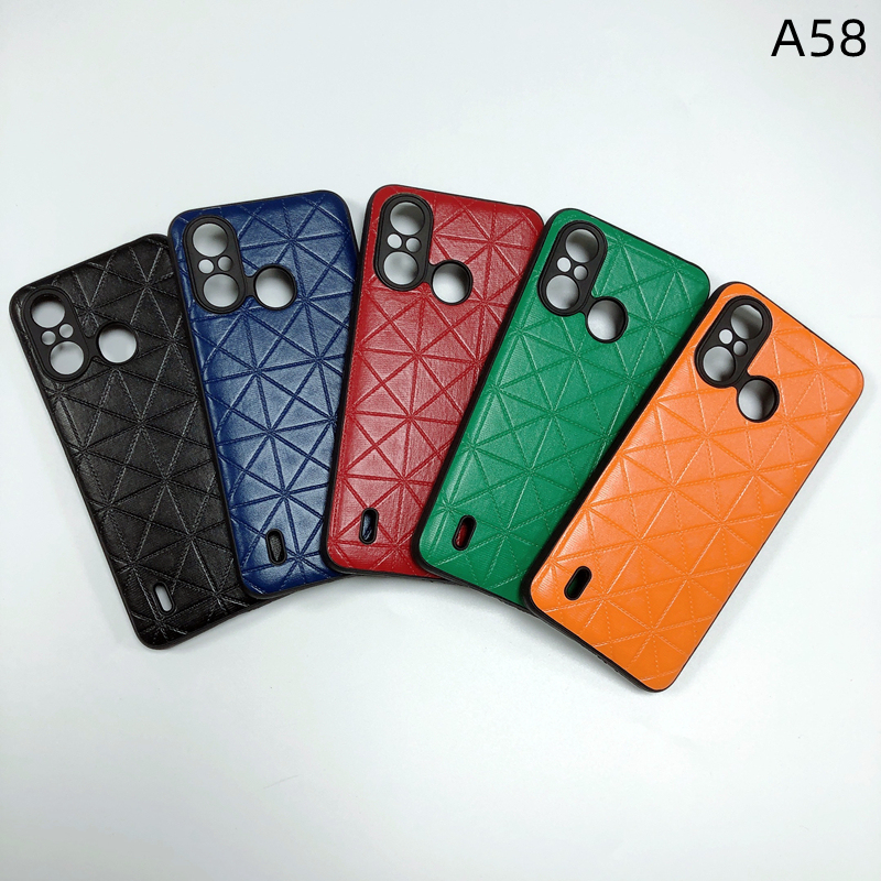 Factory Wholesale Leather Back Cover Sutiable Tecno Spark8 Spark8c Spark8 PRO Phone Case