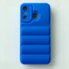 Hot Selling Wholesale Women 3d Soft Cloth Winter Puffer Case For itel p17 p17pro A27 A49 phone Cases